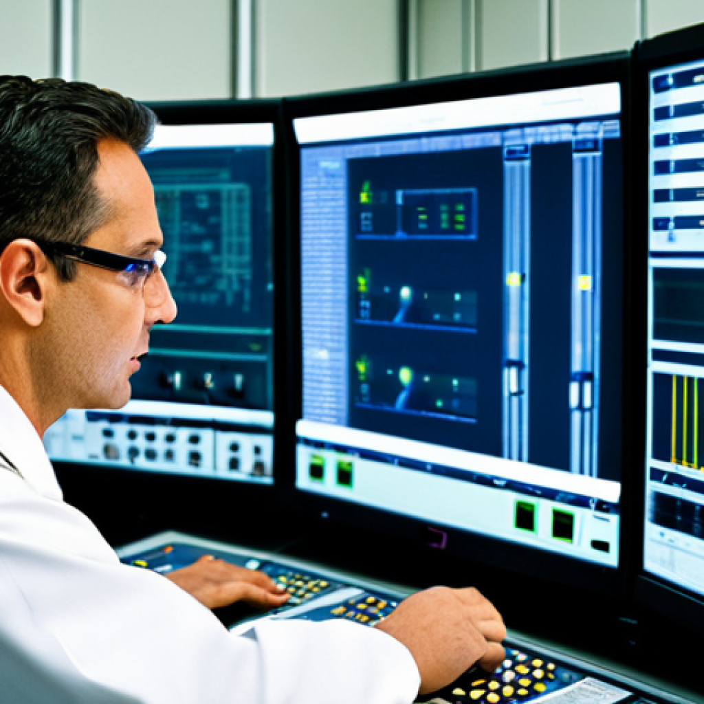 원자력 자격 시험 최신 정보 - Reactor Control Room Professional**
"A fully clothed nuclear engineer, working at a control panel i...