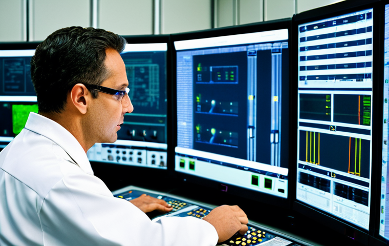 원자력 자격 시험 최신 정보 - Reactor Control Room Professional**
"A fully clothed nuclear engineer, working at a control panel i...