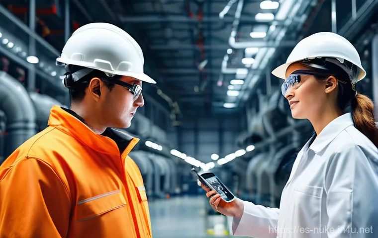 원자력 발전 설비 점검 체크리스트 - Image Prompt 1: The Meticulous Guardians of Technology** 원자력 발전 설비 점검 체크리스트 - Image Prompt 1: The Meticulous Guardians of Technology**