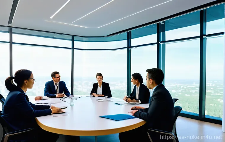 원자력 발전소의 국제 협력 사례 - **Prompt:** A diverse group of male and female scientists and engineers from various international b... 원자력 발전소의 국제 협력 사례 - **Prompt:** A diverse group of male and female scientists and engineers from various international b...