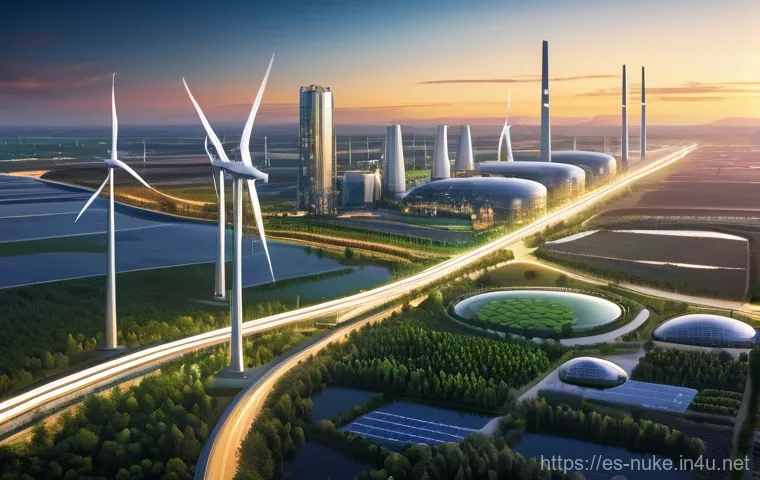 원자력 발전소의 국제 협력 사례 - **Prompt:** A formal but collaborative meeting scene set in a modern conference room with large wind... 원자력 발전소의 국제 협력 사례 - **Prompt:** A formal but collaborative meeting scene set in a modern conference room with large wind...